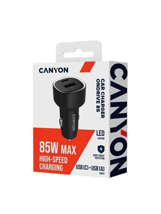Автомобильная зарядка CANYON OnDrive