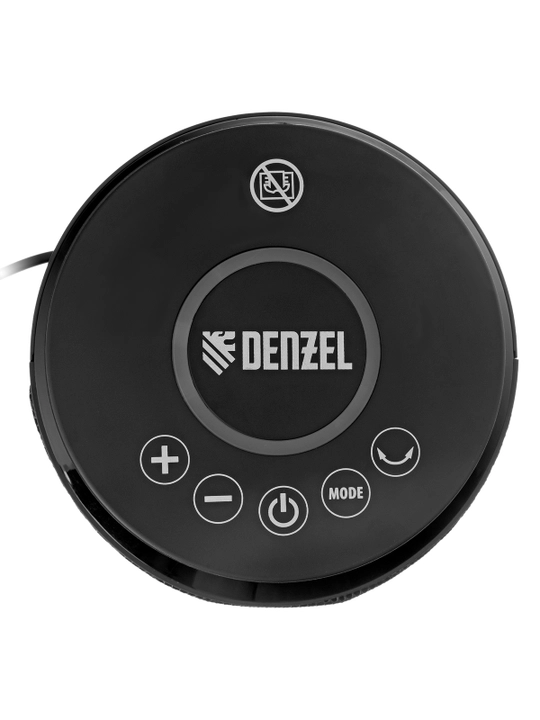 Тепловентилятор DENZEL DTFC-2000X, керамический, 2 кВт, wi-fi, динамик, вращение, 96426