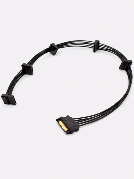 Переходник питания SATA - 5 SATA для подключения к ПК SATA SSD HDD - 