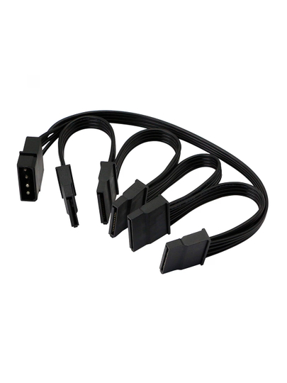 SATA SSD HDD ni kompyuterga ulash uchun MOLEX dan 5ta gacha SATA ulagich quvvat adapteri