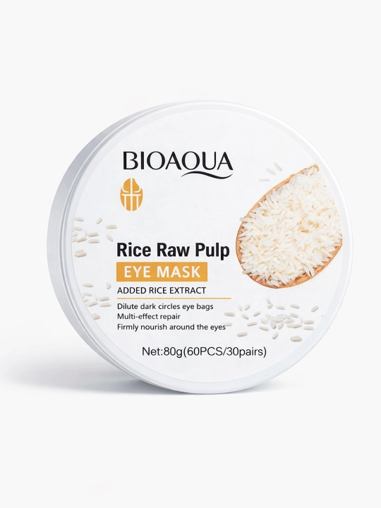BIOAQUA – маска для глаз с экстрактом риса, ПАТЧИ, 60 штук