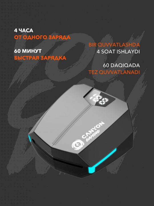 CANYON Doublebee GTWS-2 simsiz o‘yin quloqchinlar
