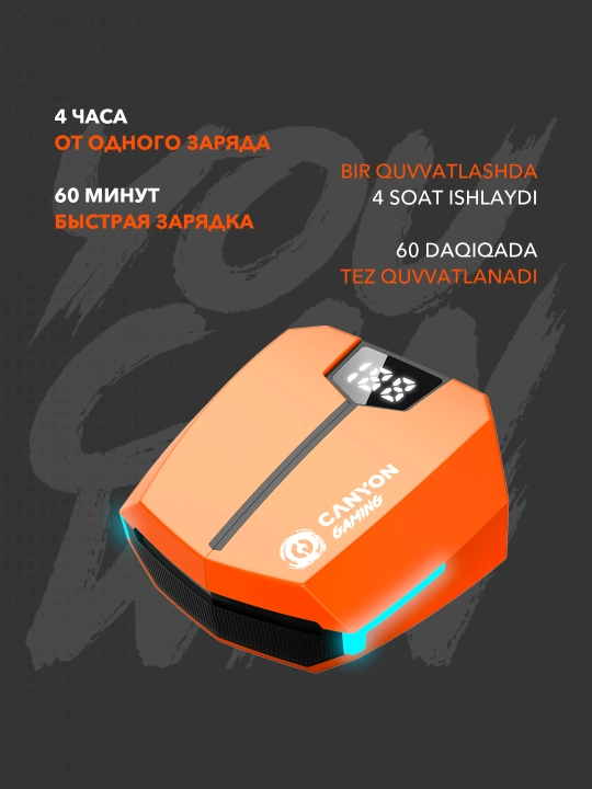 CANYON Doublebee GTWS-2 simsiz o‘yin quloqchinlar