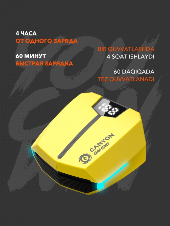 CANYON Doublebee GTWS-2 simsiz o‘yin quloqchinlar