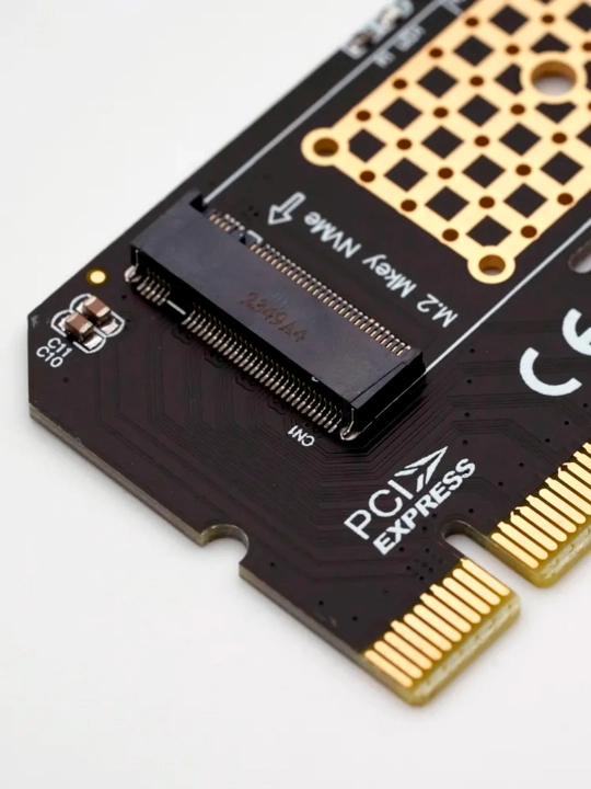 Адаптер PCIe m2 NVMe PCI Express X16, X8, X4 для ПК