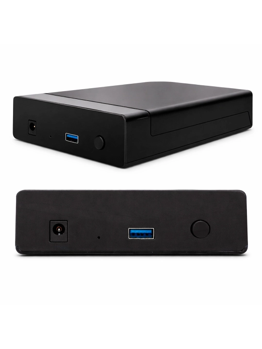 HDD disklar uchun 3’5 SATA tashqi korpusi USB 3.0 6Gb/s, indikator va quvvat bloki bilan