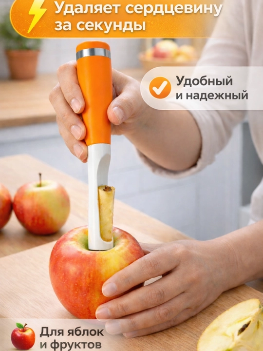 Ekologik plastikdan tayyorlangan olma koreri (urug‘ ajratgich)