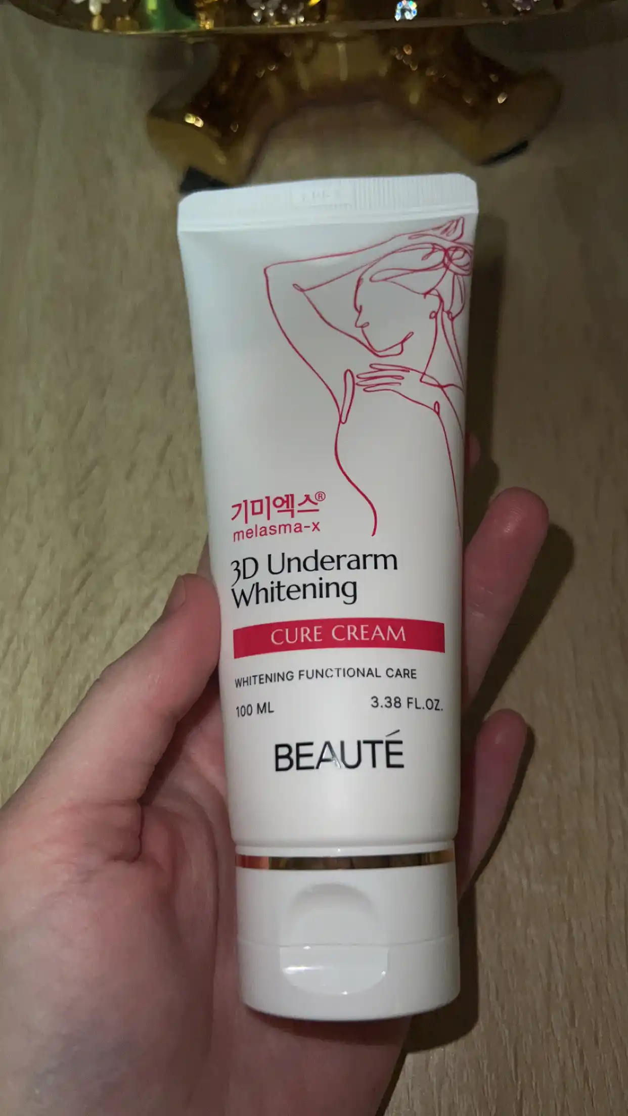 Qo`ltiq osti terisini oqartiruvchi parvarish Beauty 3D Underarm Whitening Cure Cream