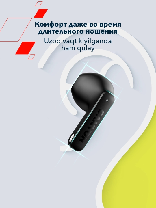 Наушники беспроводные CANYON OnGo 13
