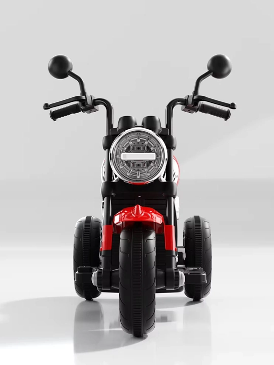 2–9 yoshli bolalar uchun mos keladigan, Bluetooth musiqaga ega elektr mototsikl