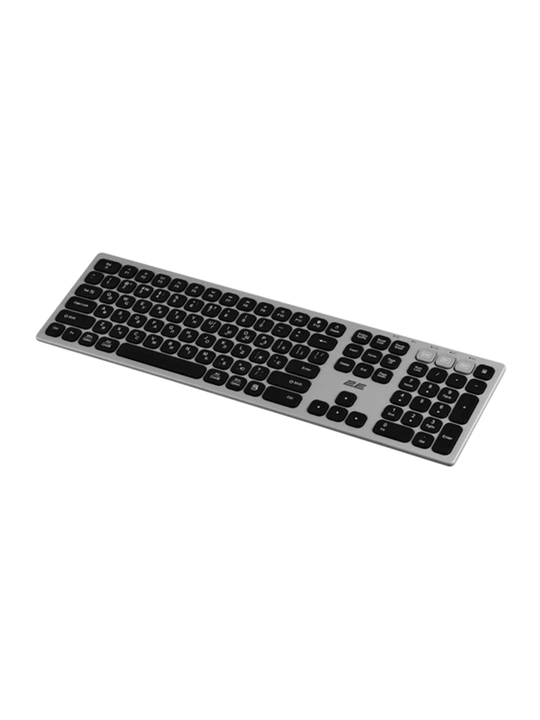 2E KS270 105 klavishli simsiz klaviatura, WL, BT, 2E-KS270WBGR