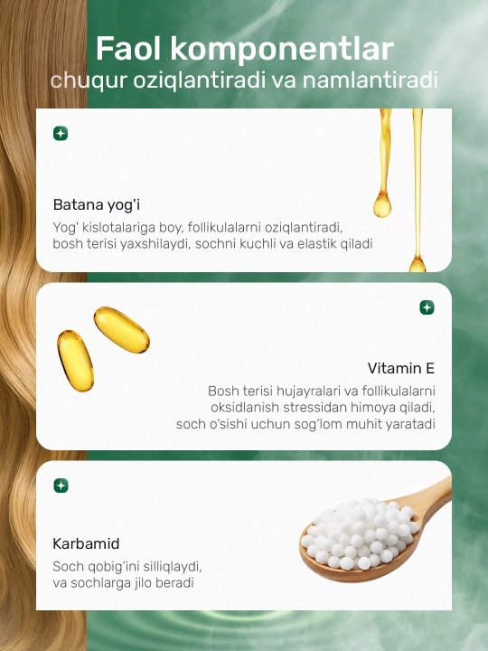 Keratin Queen batan moyli o‘sishni kuchaytiruvchi konditsioner, 750 ml