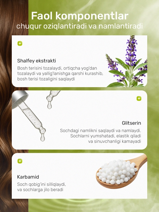 Keratin Queen кондиционер против перхоти, с экстрактом шалфея, уход за кожей головы, 750 мл
