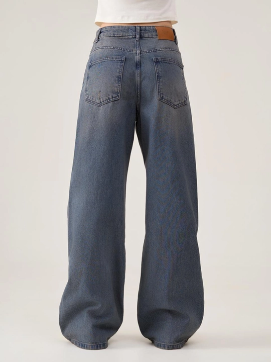 Джинсы Wide Leg Light Blue Denim