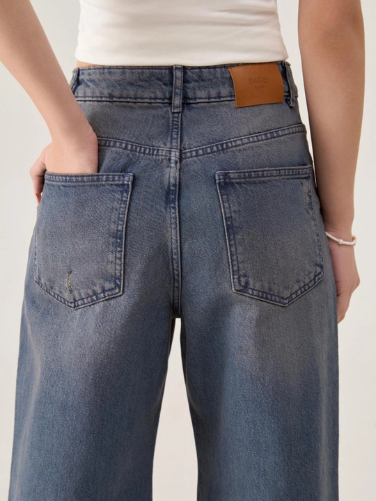 Джинсы Wide Leg Light Blue Denim