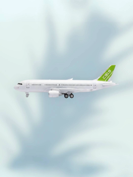 Игрушечный пассажирский самолет C919, пластиковый, 3+