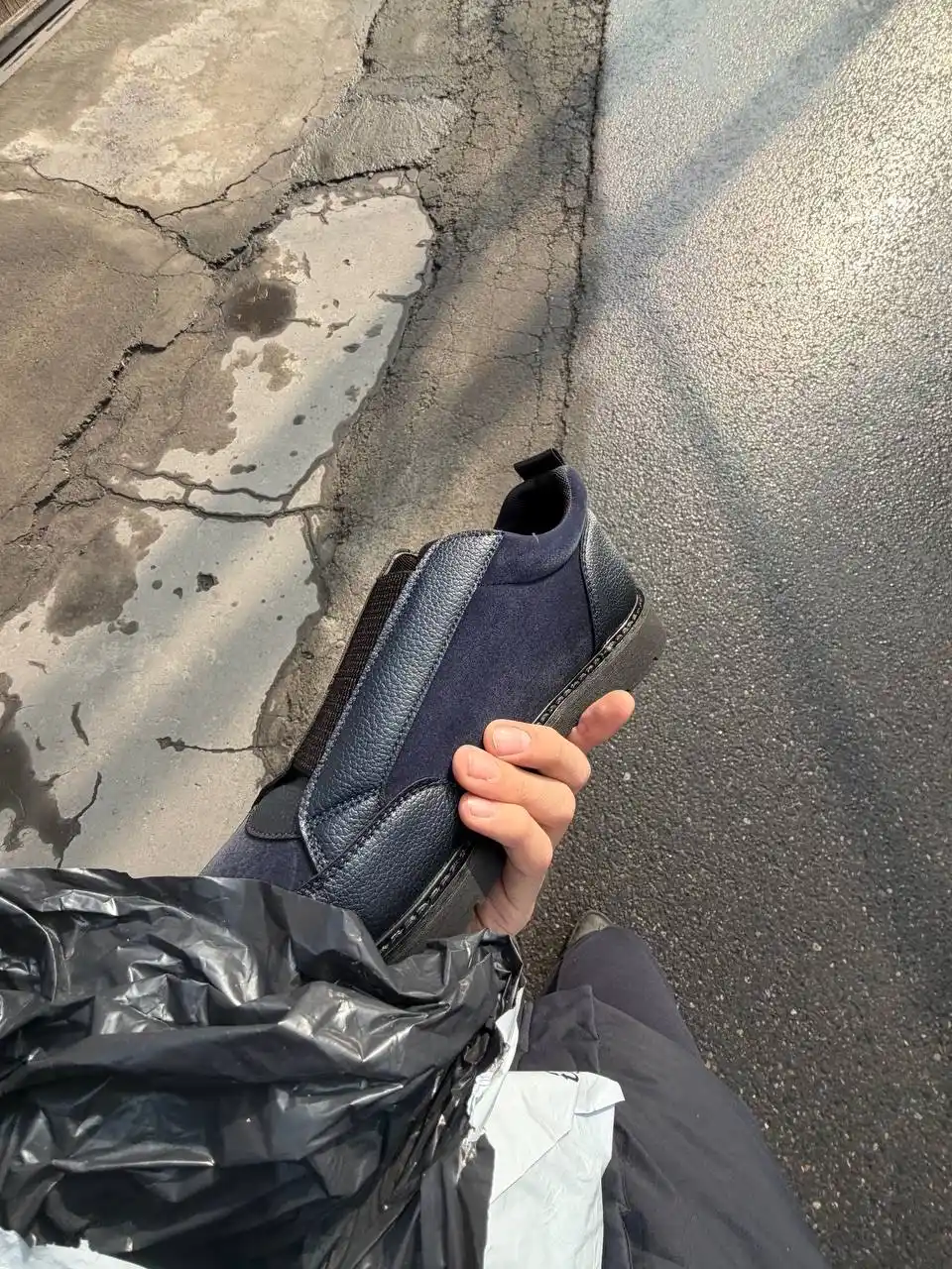 Erkaklar poyabzali, suv o'tkazmaydigan, eko charm, 39 - 43