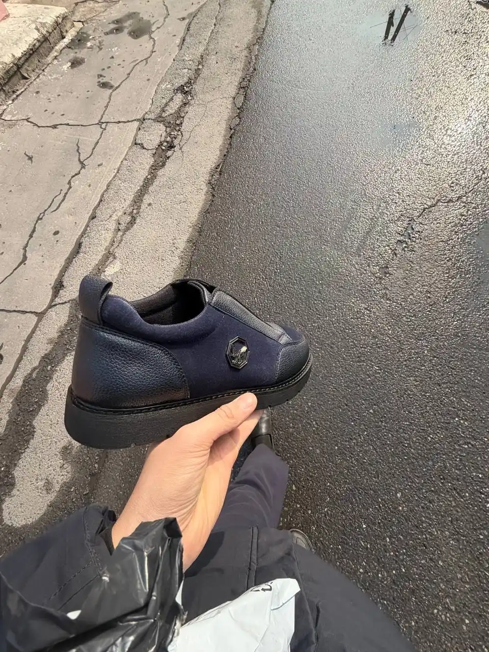 Erkaklar poyabzali, suv o'tkazmaydigan, eko charm, 39 - 43