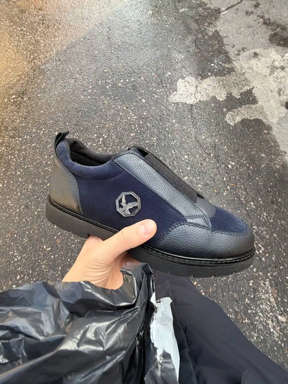 Erkaklar poyabzali, suv o'tkazmaydigan, eko charm, 39 - 43
