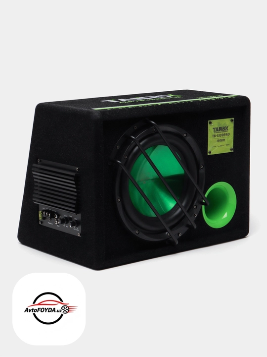 Активный сабвуфер Tanbx TB-1420PRO 2000 Вт 12 дюймов мощный бас для авто