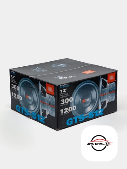 JBL GT5-S12 1200 Vt, 12 duymli, kuchli chuqur bass avtomobil sabvuferi