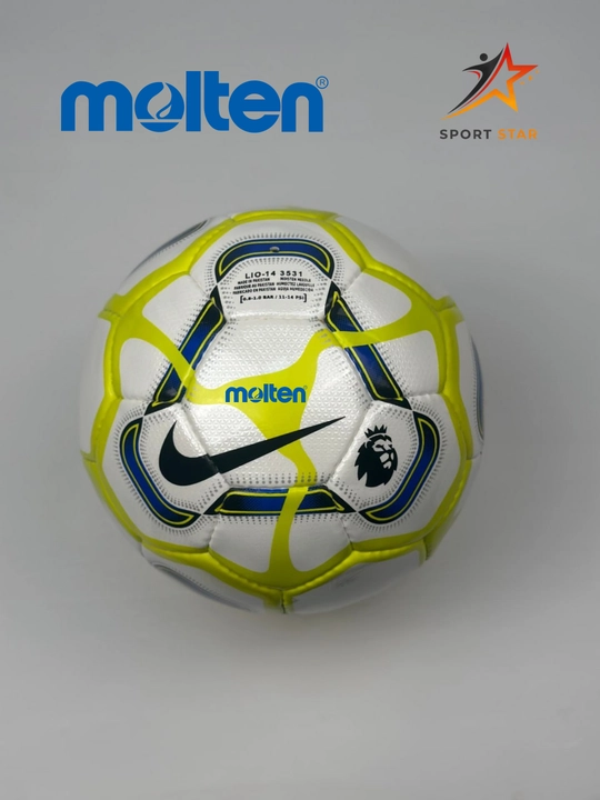 Professional futbol to'plari, MOLTEN, o'lchami 5, bonus: nasos, igna