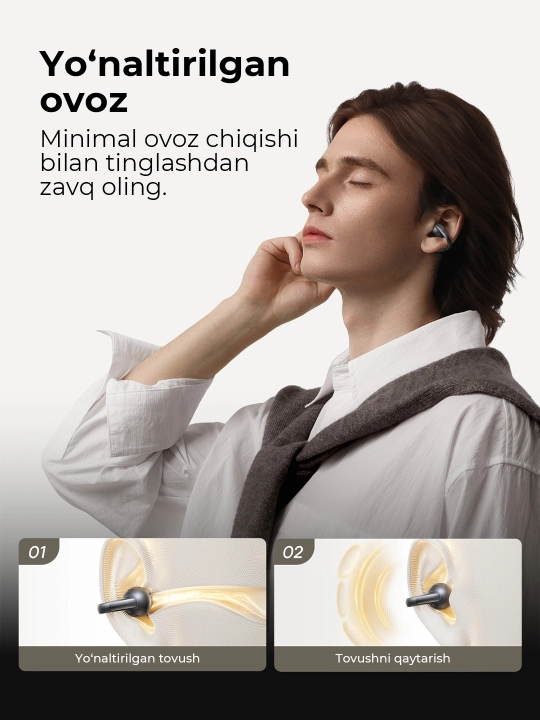 Simsiz quloqchinlar Baseus Bowie MC1 Pro Open-Ear TWS Earbuds
