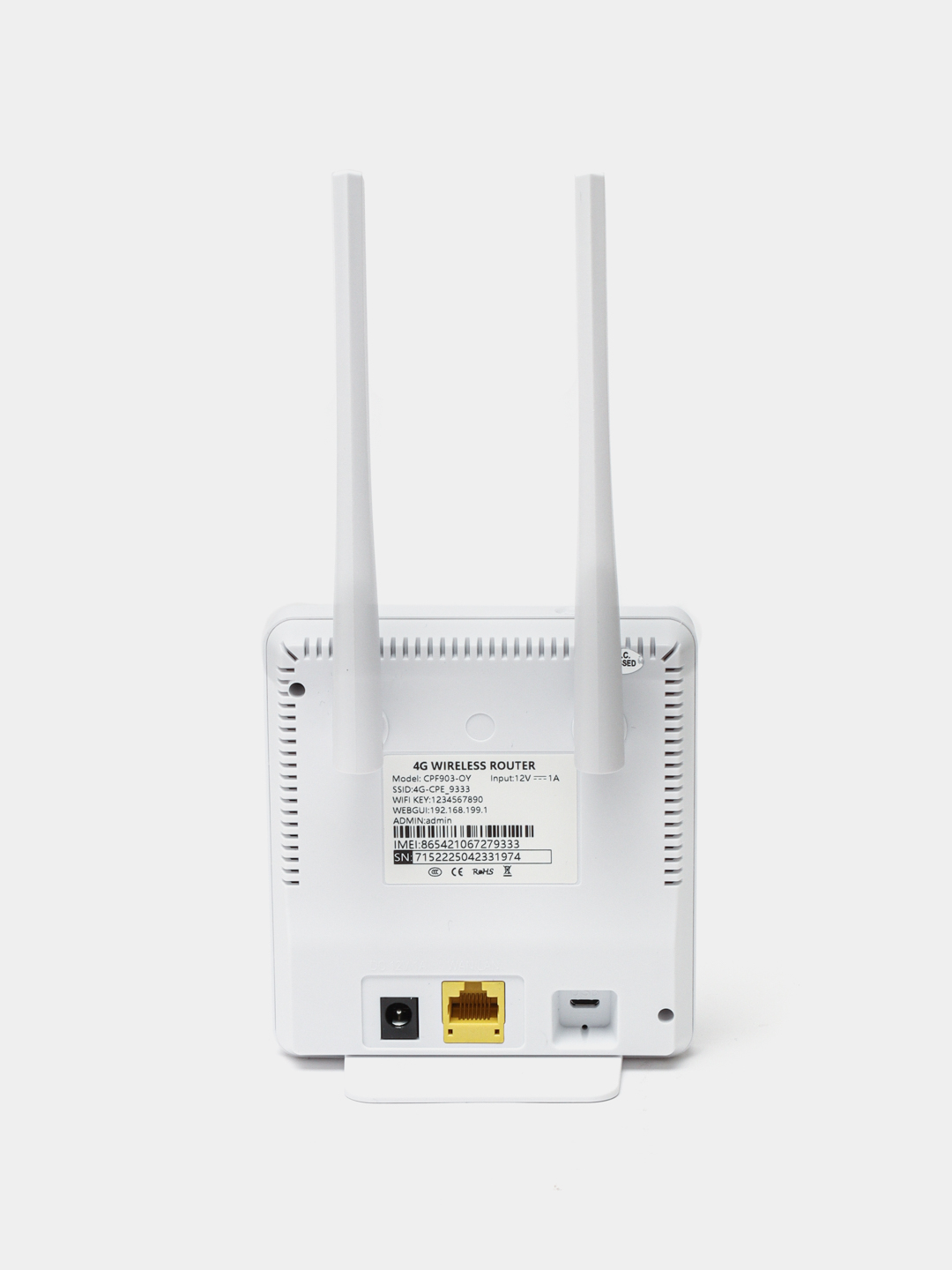 4G Wi-Fi роутер CPF903, CPE903 4G ROUTER со слотом для SIM-карт, роутер с двумя антенами