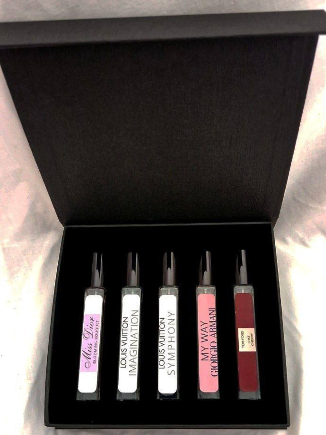 Erkaklar uchun sovg'a: 5 ta atir to'plami 1 — Ganymede, Black Afgano, Creed, hajmi 10 ml