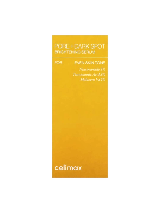 Celimax Pore + Dark Spot Serum – terini yorqinlashtiradi va poralarni kamaytiradi, 30 ml