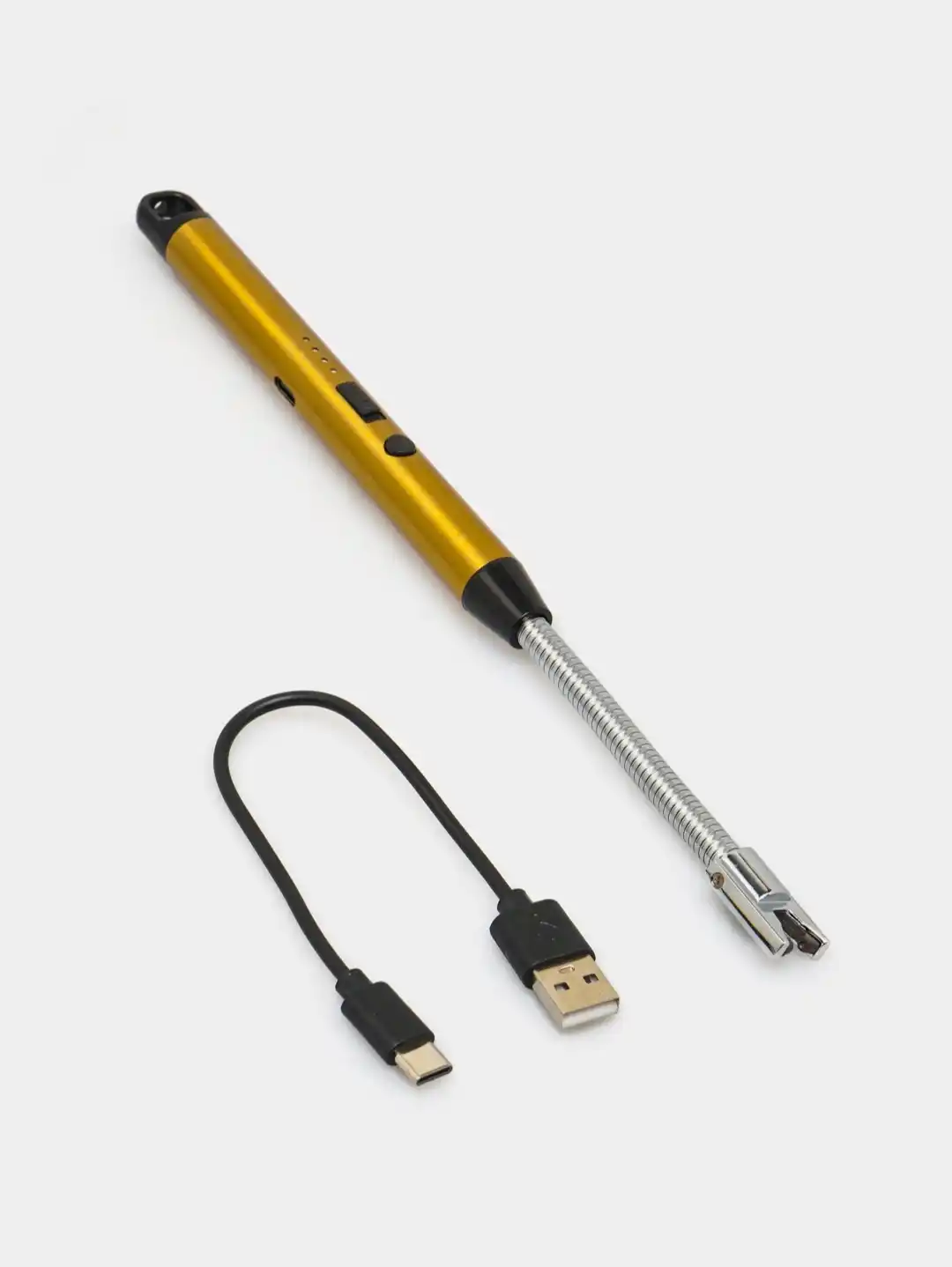 Oshxona plazmali zajigalkasi, USB qayta zaryadlanuvchi, 360 daraja, ko'p maqsadli