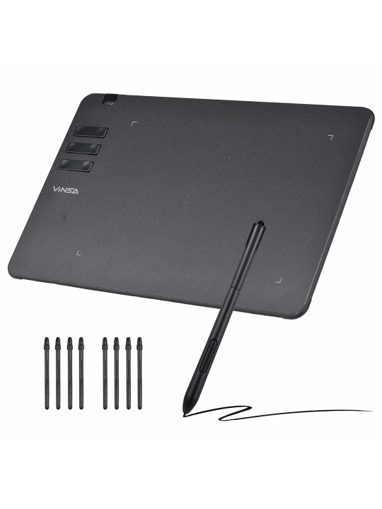 Vinsa’dan chizish, dizayn va onlayn darslar uchun grafik planshetlar