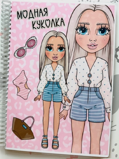Книжка-липучка, наклейки, барби, модница, тока-бока, аватар, лабубу — KIDBOOK-BAR0070-КОНФЕТН