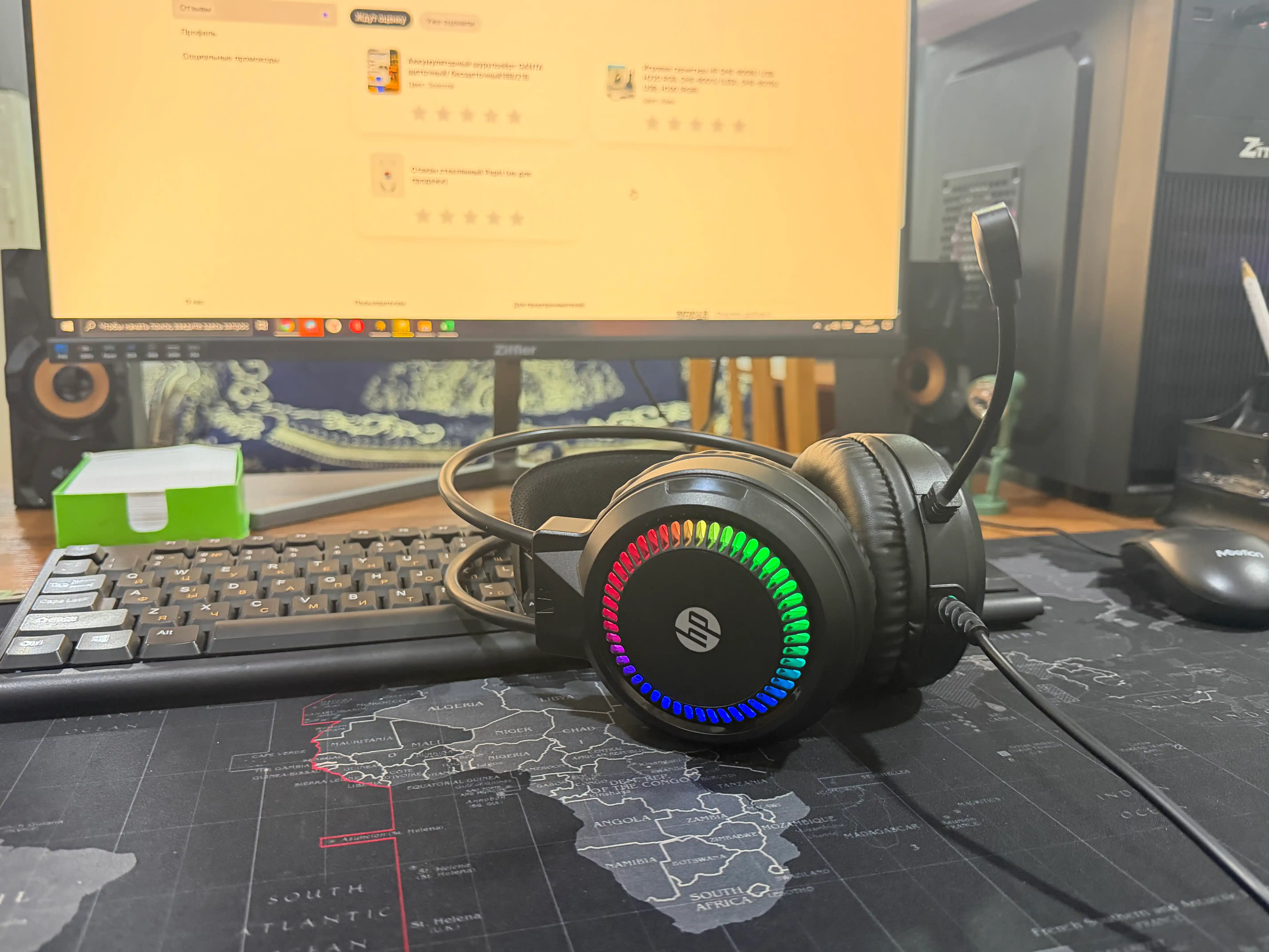 O'yin garniturasi HP DHE-8008U USB, H220 RGB, DHE-8001U (LED), DHE-8015U USB, H100 (RGB)