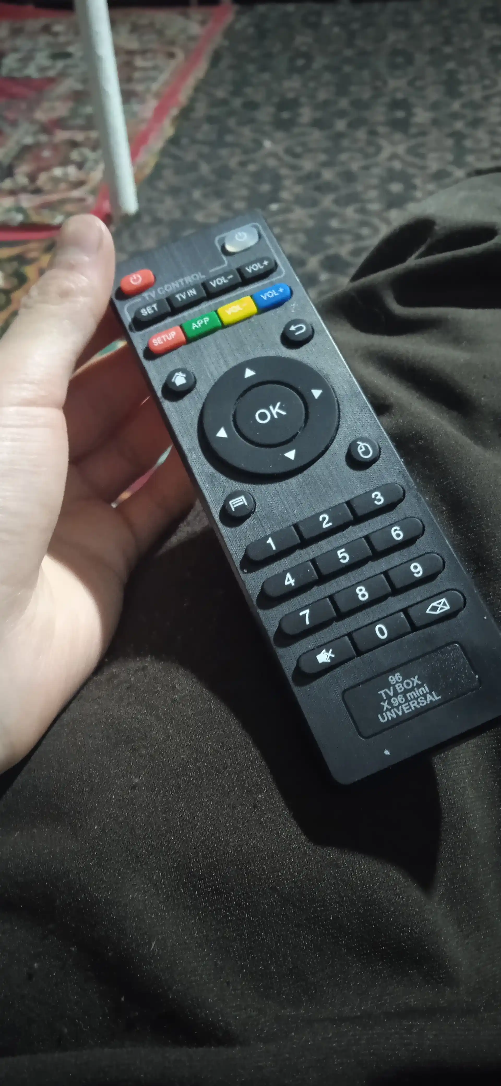 Android TV Box X96mini, X96Q PRO, G10S, Q5 uchun pult ovozli boshqaruv va Air Mouse bilan