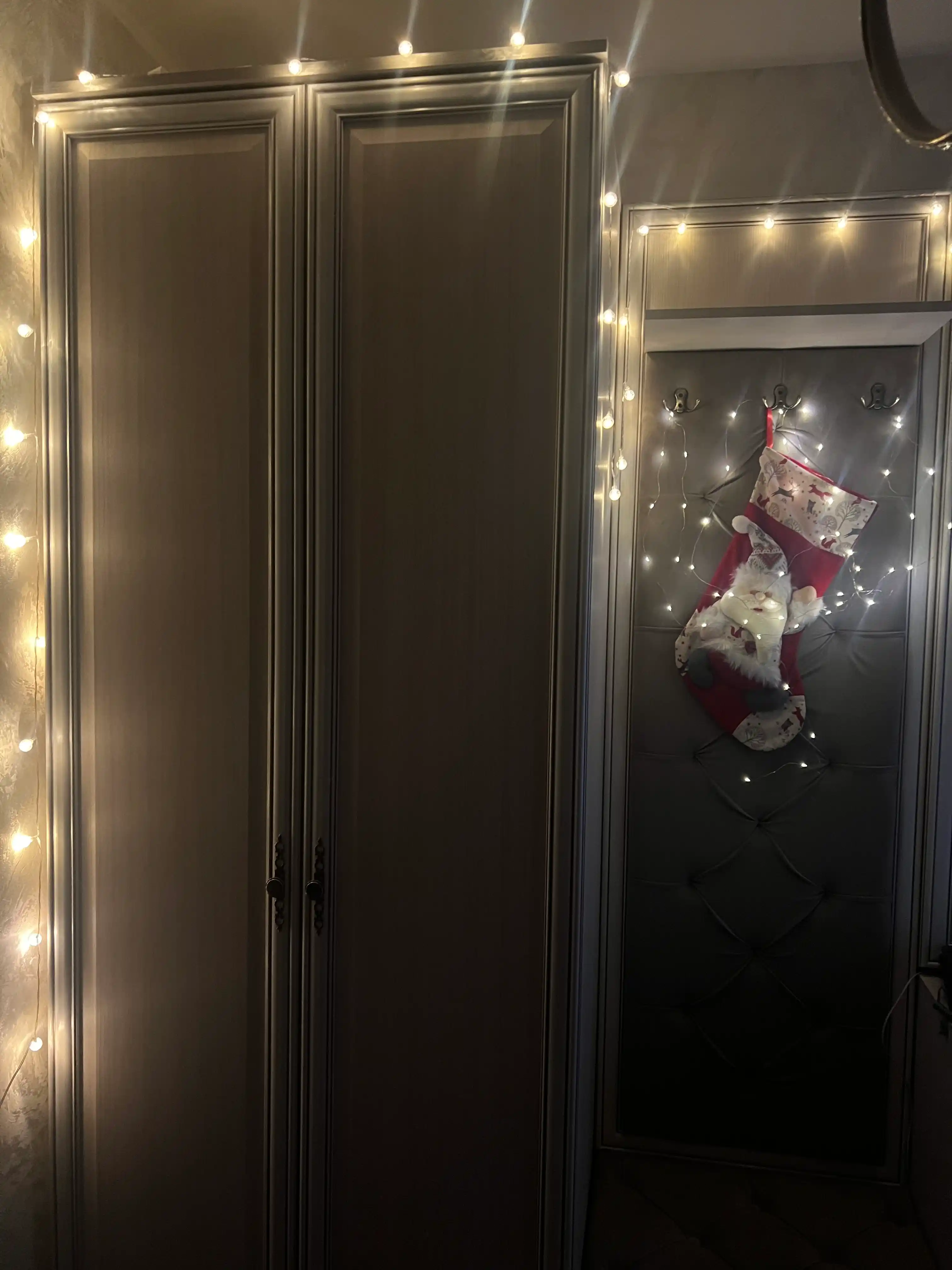"Shariki" yangi yil LED girlyandasi, USB, archaga, derazaga, 3, 6, 10 metr