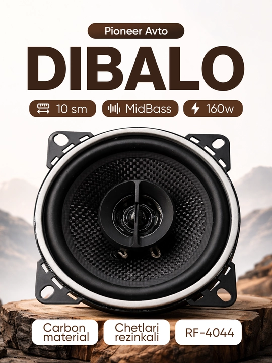Dibalo RF-4044, 10 см, midbass - 