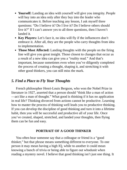 How Successful People Think