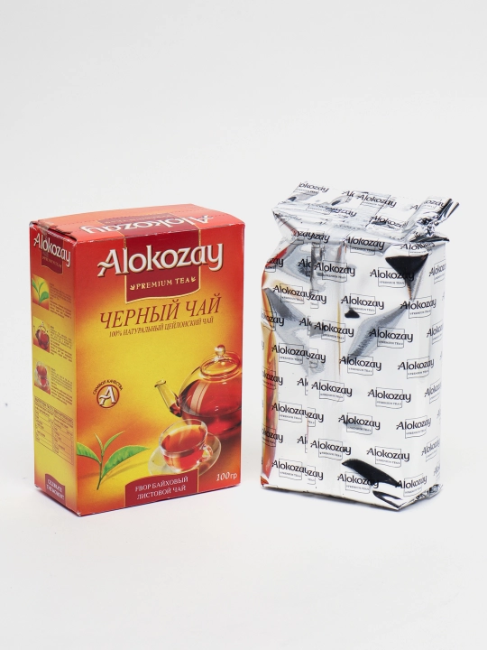 Чай ALOKOZAY: Черный (Листовой, Гранулированный) и Зеленый (100г, 250г, 500г)