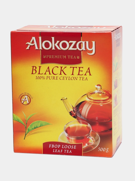 Чай ALOKOZAY: Черный (Листовой, Гранулированный) и Зеленый (100г, 250г, 500г)