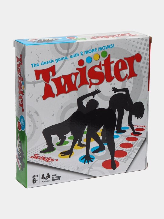 Twister (Tvister) harakatli pol o'yini, bolalar va kattalar uchun - 