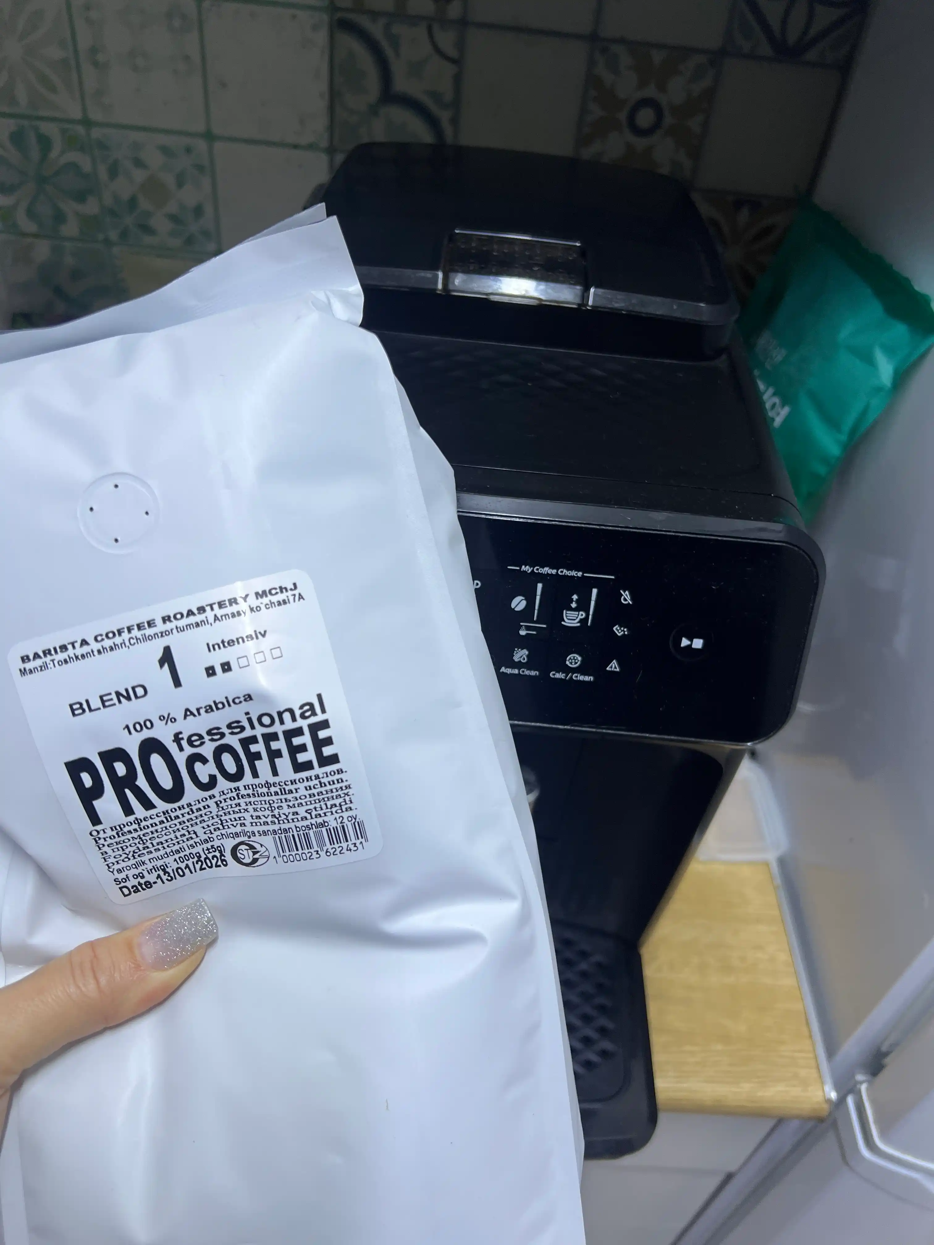 Qahva donalari ProCoffee Blend 1, 1000 gr