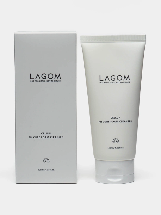 Normal, yog'li, ta'sirchan yuzlarga yuz yuvish ko'pigi, Lagom Cellup Ph Cure Foam Cleanser