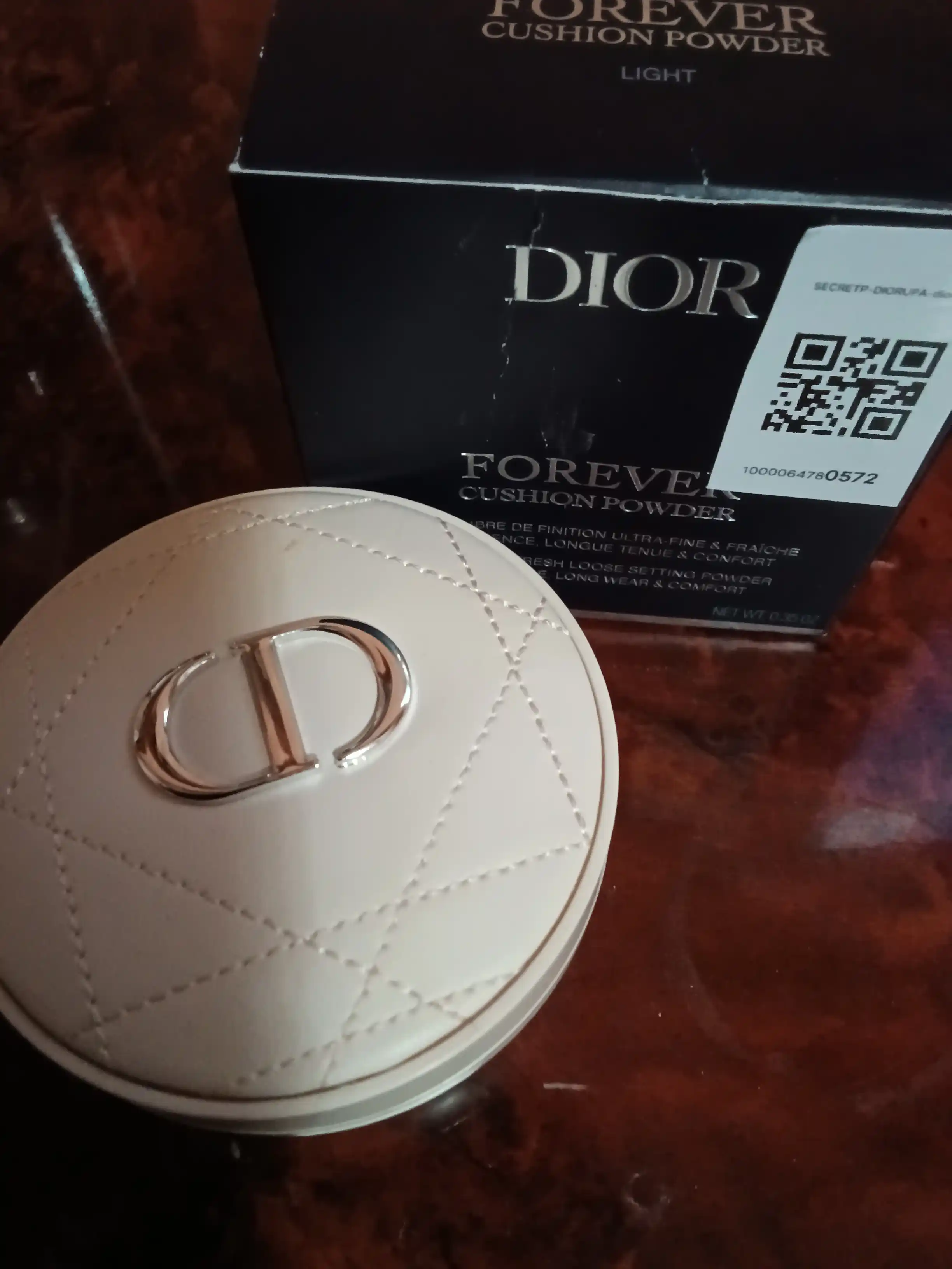 Рассыпчатая пудра для лица, матовая и естественно сияющая, Forever Cushion Powder, SPF 50