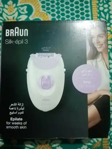 Эпилятор Braun Silk-épil, 3-000, для гладкой кожи, белый