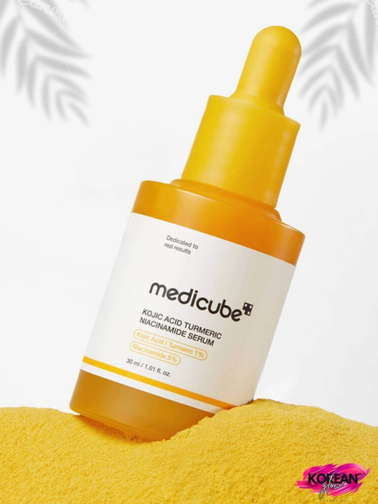 Teri yorqinligi uchun kapsulali zardob medicube Kojic Acid Turmeric Niacinamide Serum