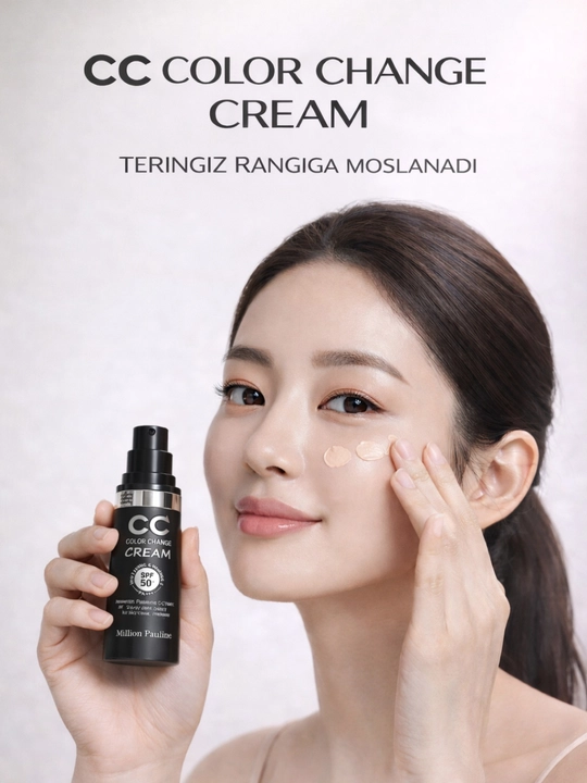 Увлажняющий и солнцезащитный Million Pauline CC Color Change Cream SPF50+ PA, 30 мл