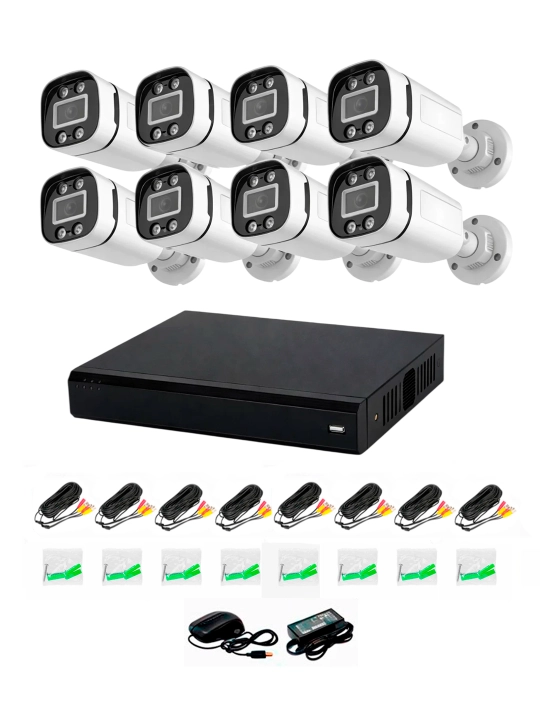 Комплект видеонаблюдения CCTV, 4 в 1