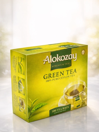 ALOKOZAY choy qadoqlarda 25, 100 dona va alohida krujkali to‘plam - 