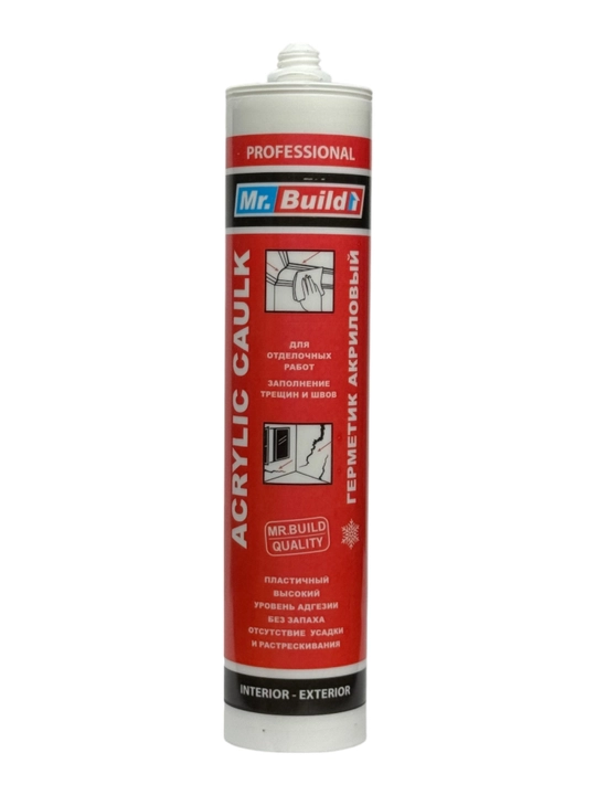 Эластичный акриловый герметик MR.BUILD - 